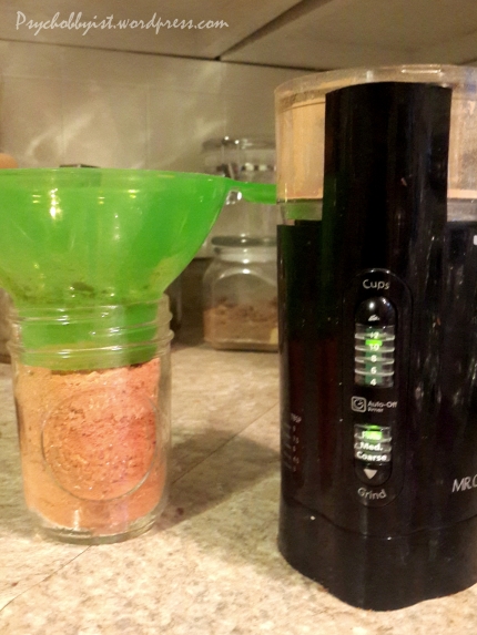 tomato powder and coffee grinder